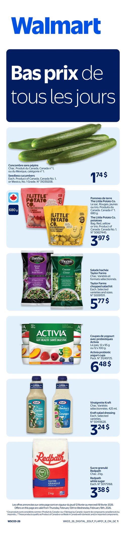 Circulaire Walmart - Page 1