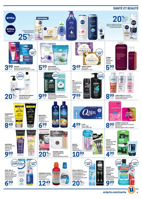 Circulaire Uniprix - Santé - Page 3