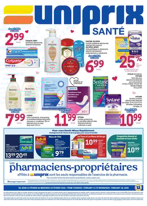 Circulaire Uniprix - Santé - Page 4