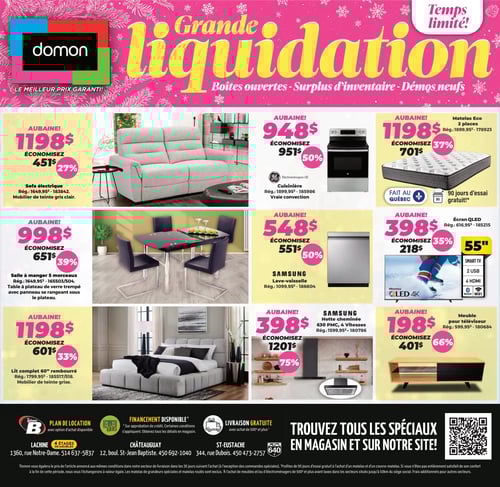 Circulaire Meubles Domon - Page 1