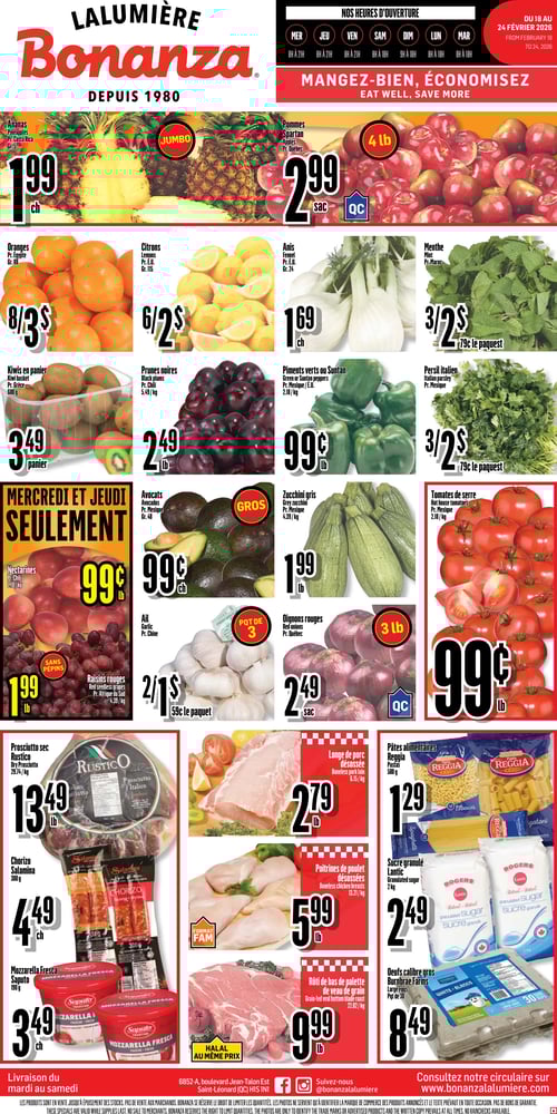 Circulaire Bonanza - Page 1