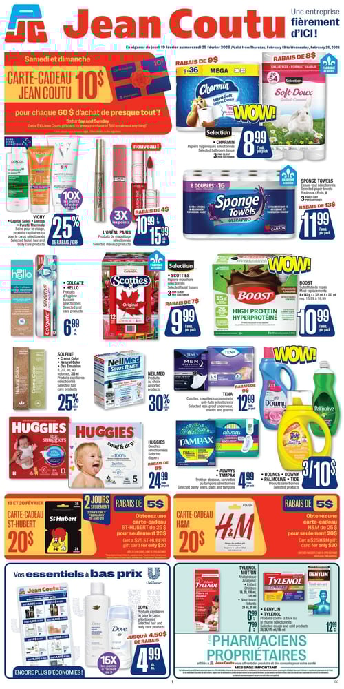 Circulaire Jean Coutu - Page 1