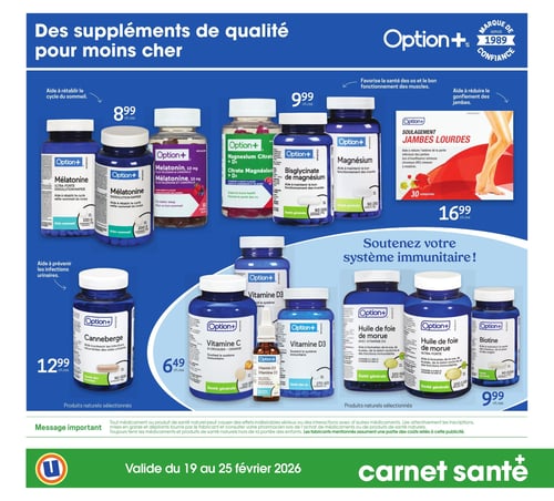 Circulaire Uniprix - Carnet Santé - Page 4