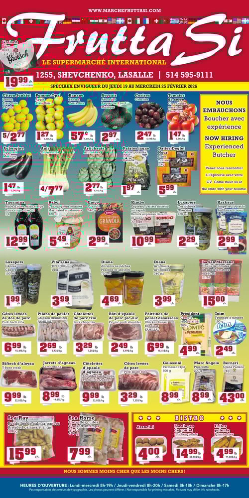 Circulaire Marché Frutta Si - Page 1