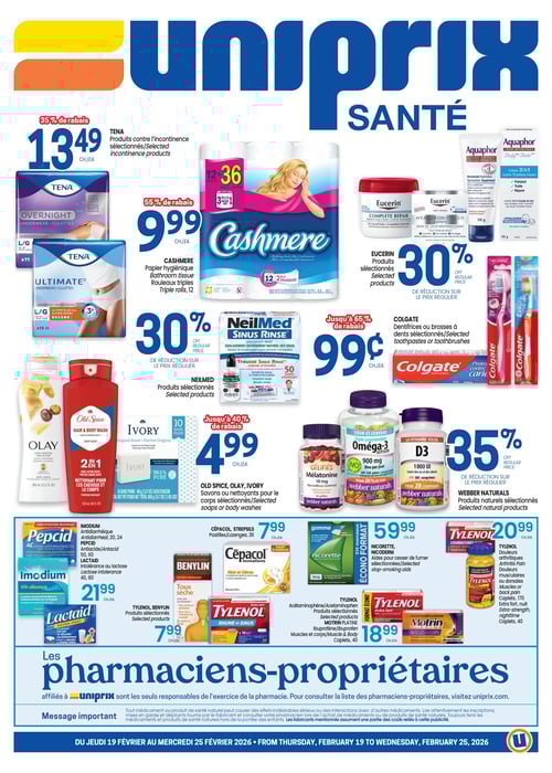 Circulaire Uniprix - Santé - Page 1