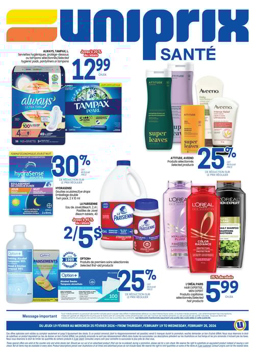Circulaire Uniprix - Santé - Page 4