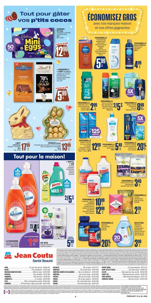 Circulaire Jean Coutu - Santé Beauté - Page 4