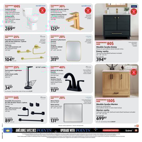 Circulaire Home Hardware - Solde Ultime salle de bain - Page 3