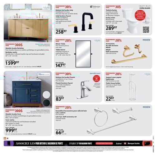 Circulaire Home Hardware - Solde Ultime salle de bain - Page 4