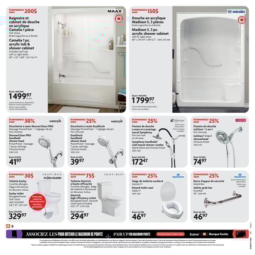 Circulaire Home Hardware - Solde Ultime salle de bain - Page 6