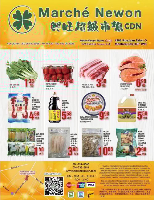 Circulaire Marché Newon Jean Talon - Page 1