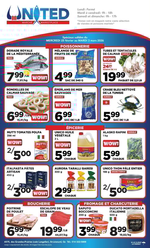 Circulaire United Supermarché - Page 1