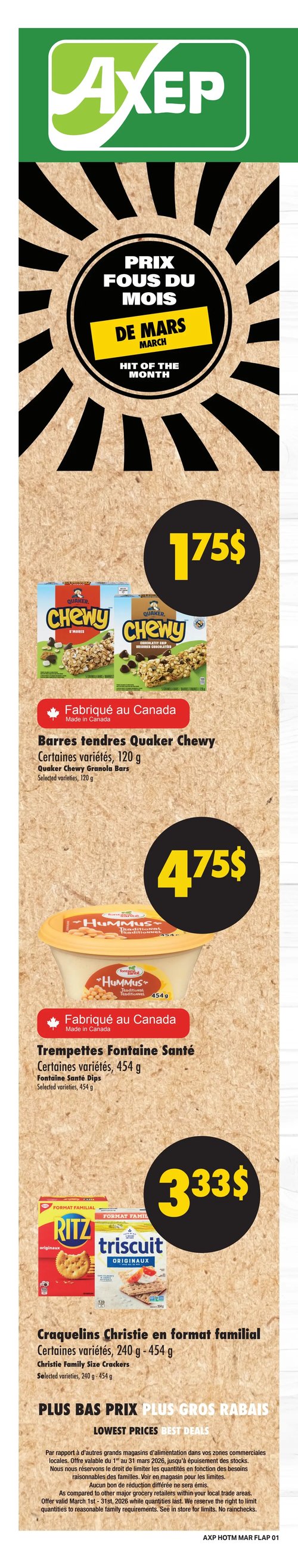 Circulaire Axep - Page 1