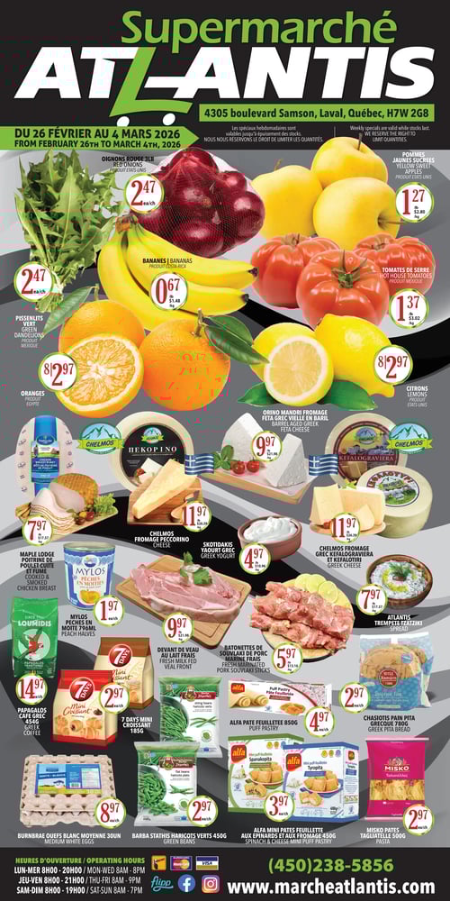 Circulaire Supermarché Atlantis - Page 1