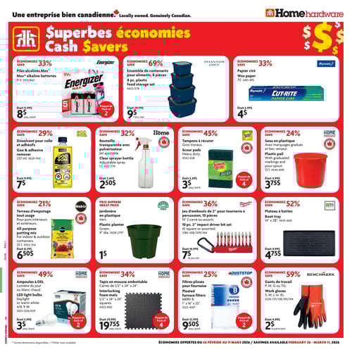 Circulaire Home Hardware - Page 1