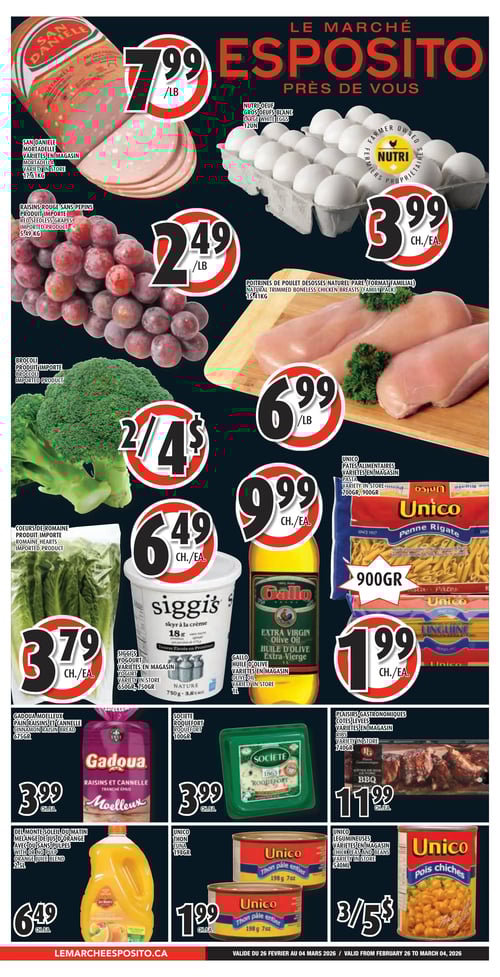Circulaire Le Marché Esposito - Page 1