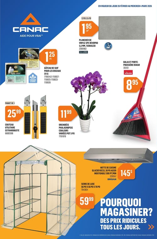Circulaire Canac - Page 1