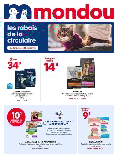 Circulaire Mondou - Page 1