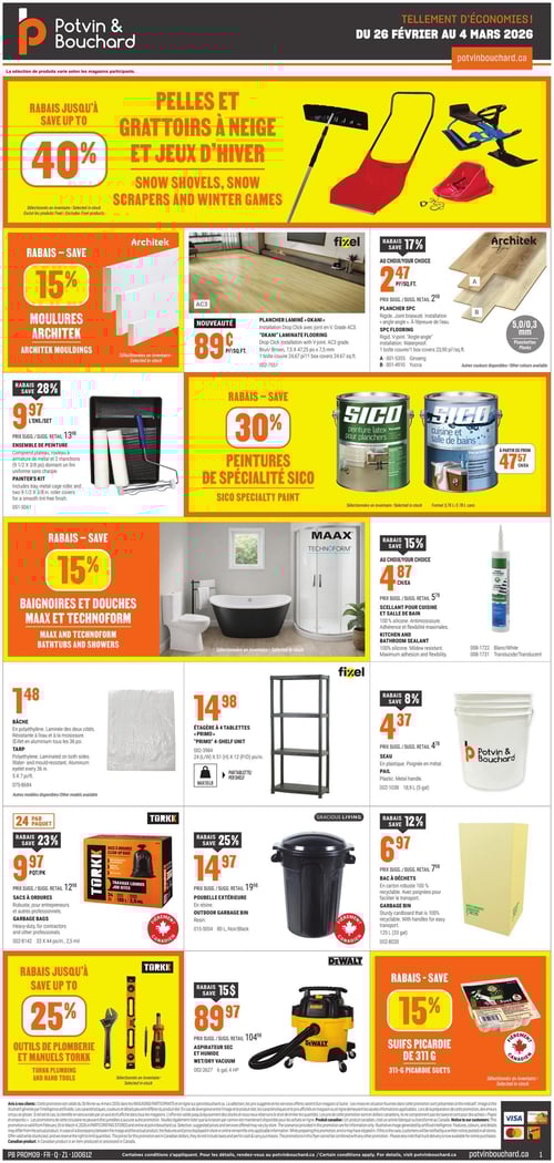 Circulaire Potvin & Bouchard - Page 1