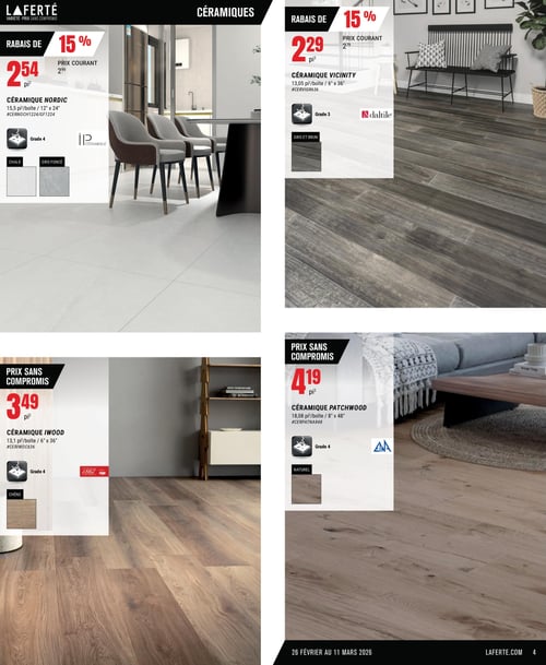 Circulaire Laferté - Catalogue Couvre-Planchers - Page 4