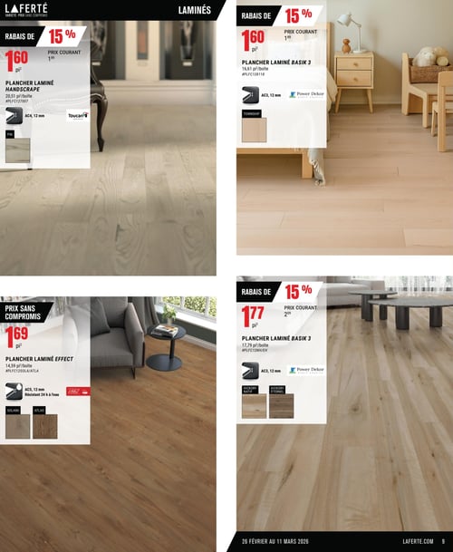 Circulaire Laferté - Catalogue Couvre-Planchers - Page 9