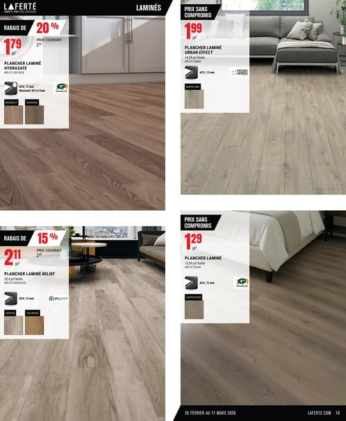 Circulaire Laferté - Catalogue Couvre-Planchers - Page 10