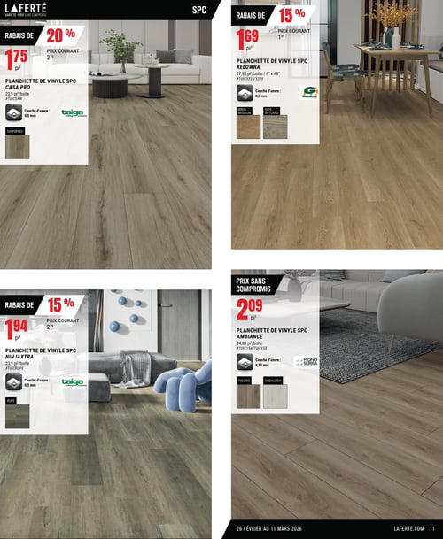 Circulaire Laferté - Catalogue Couvre-Planchers - Page 11
