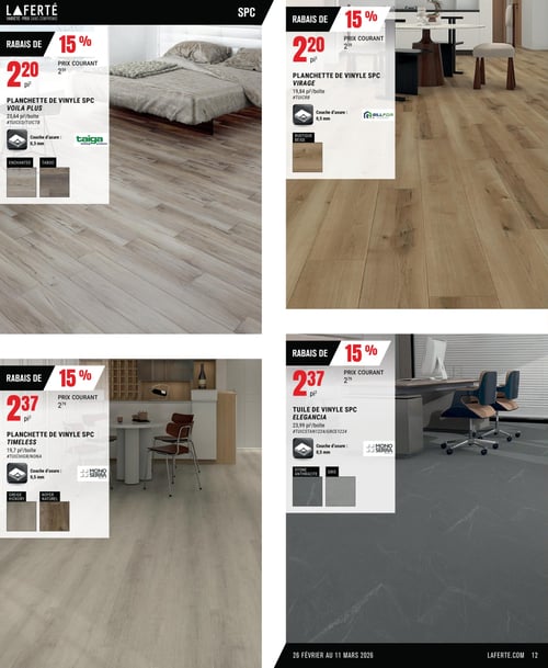 Circulaire Laferté - Catalogue Couvre-Planchers - Page 12