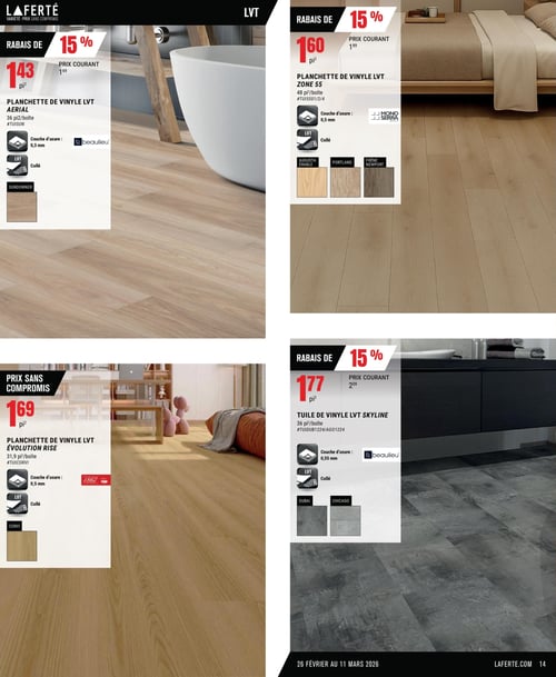 Circulaire Laferté - Catalogue Couvre-Planchers - Page 14