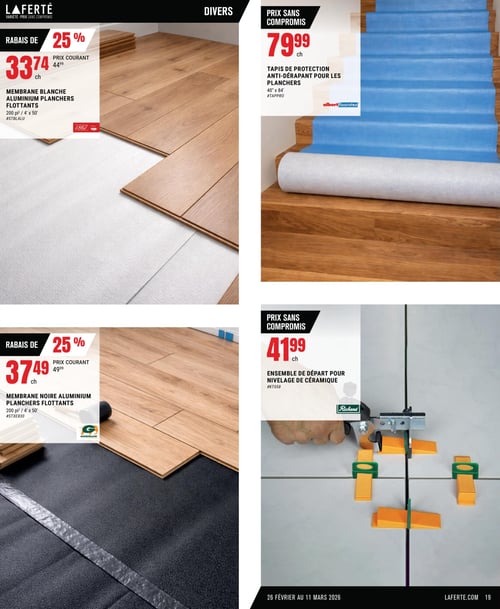 Circulaire Laferté - Catalogue Couvre-Planchers - Page 19