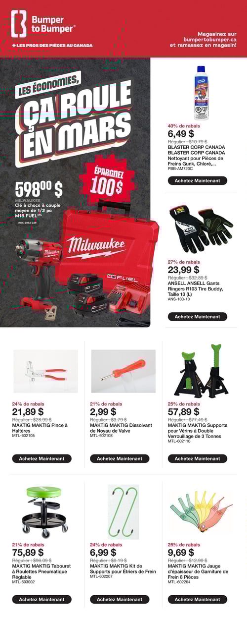 Circulaire Bumper to Bumper - Page 1