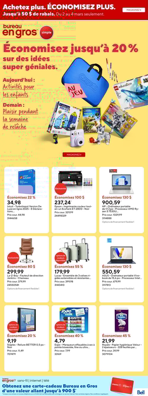 Circulaire Bureau en Gros - Page 1