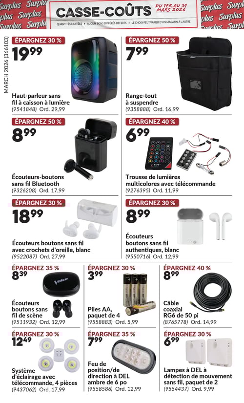 Circulaire Princess Auto - Casse-Coûts - Page 3