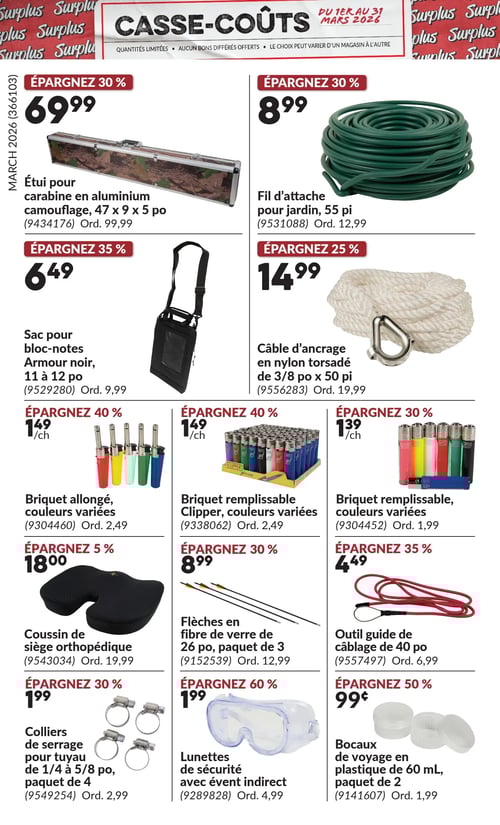 Circulaire Princess Auto - Casse-Coûts - Page 11