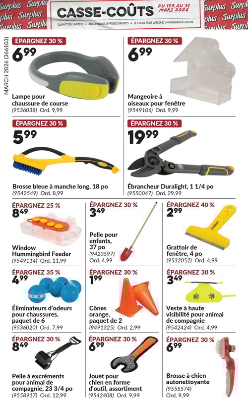 Circulaire Princess Auto - Casse-Coûts - Page 12