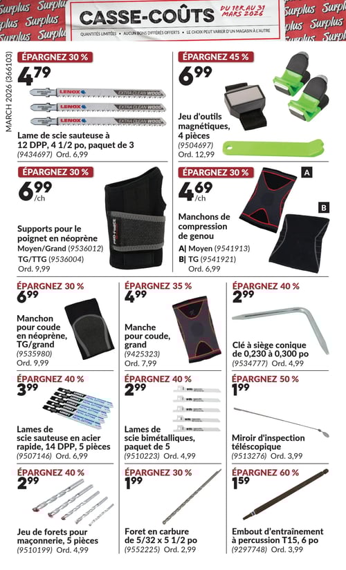 Circulaire Princess Auto - Casse-Coûts - Page 15