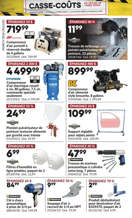 Circulaire Princess Auto - Casse-Coûts - Page 18