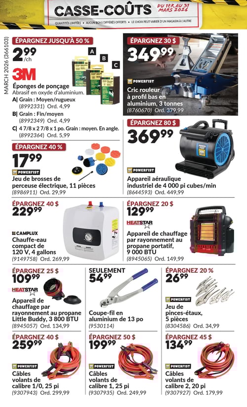 Circulaire Princess Auto - Casse-Coûts - Page 21