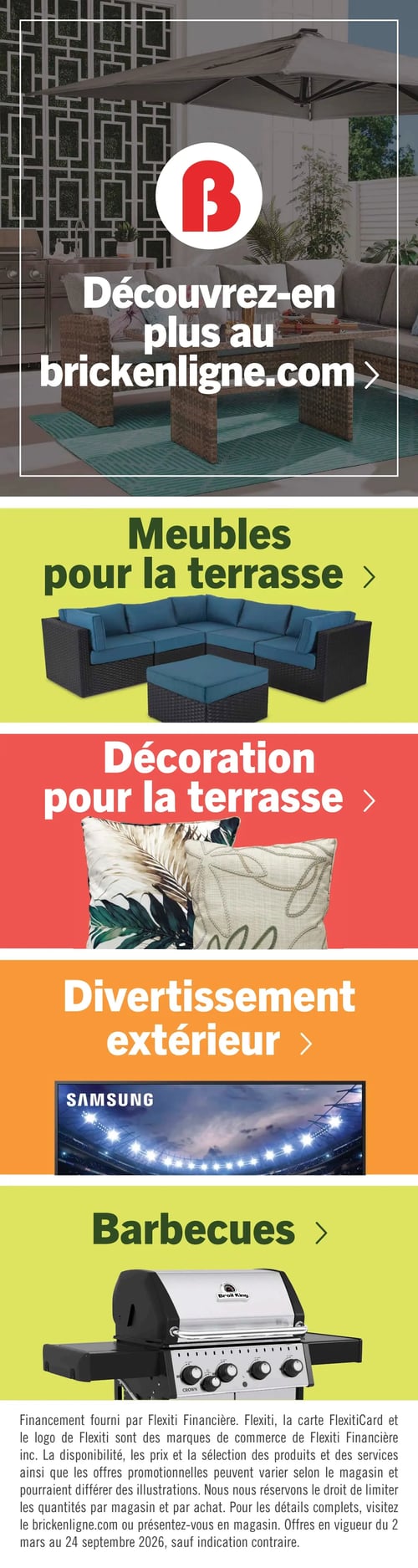 Circulaire Brick - Collection vie à l'extérieur 2026 - Page 15