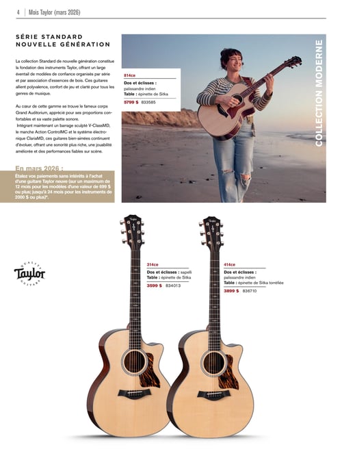 Circulaire Long & McQuade Instruments de Musique - Mois Taylor - Page 4