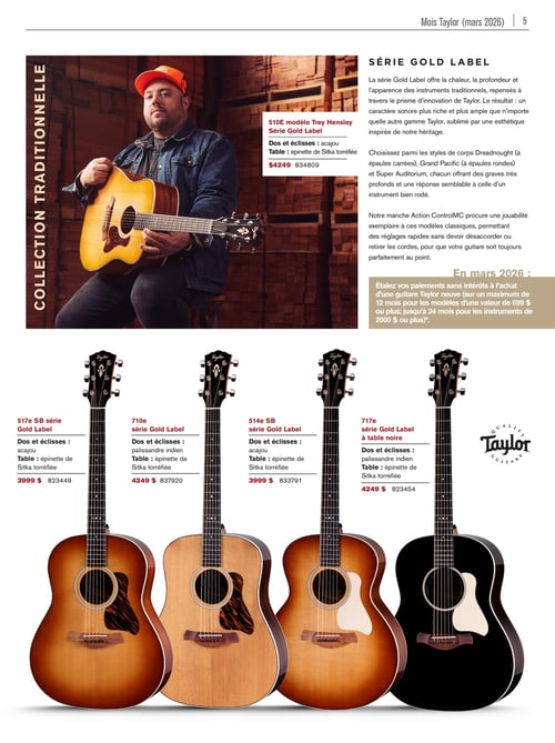 Circulaire Long & McQuade Instruments de Musique - Mois Taylor - Page 5