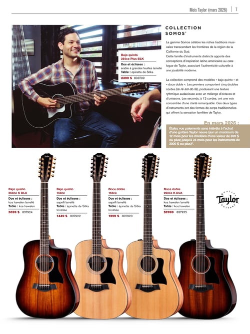 Circulaire Long & McQuade Instruments de Musique - Mois Taylor - Page 7