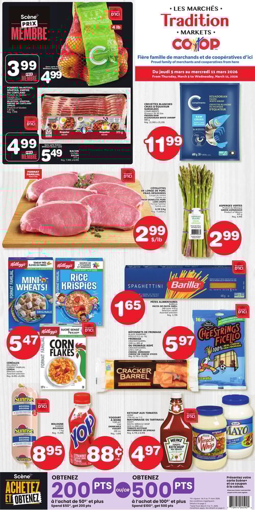 Circulaire Les Marchés Tradition - Nouveau-Brunswick - Page 1