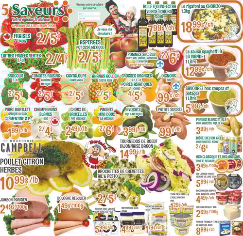 Circulaire Marché Le 5 Saveurs - Page 1