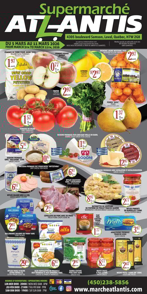 Circulaire Supermarché Atlantis - Page 1