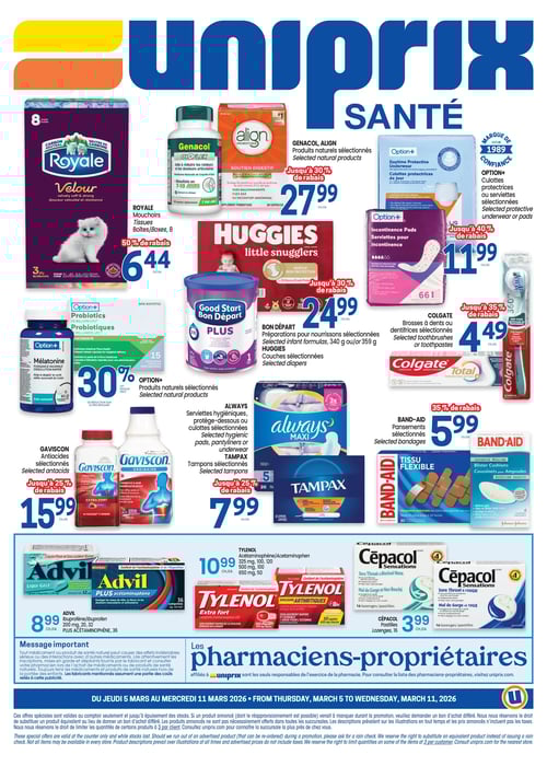 Circulaire Uniprix - Santé - Page 4