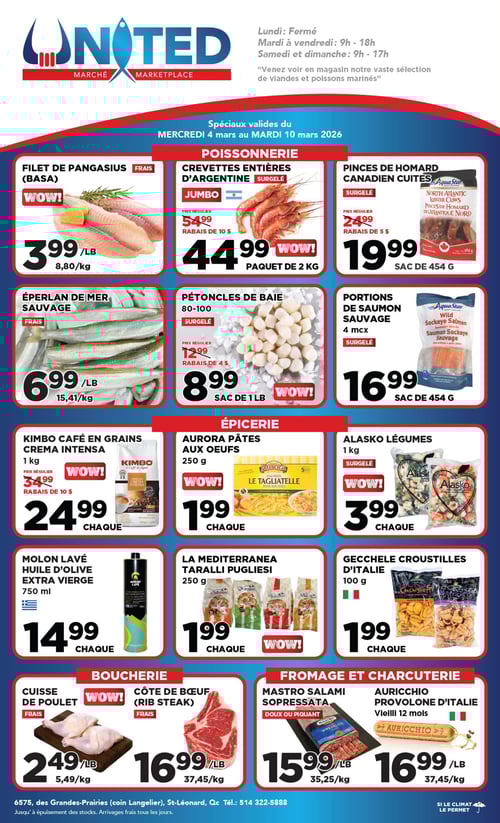 Circulaire United Supermarché - Page 1