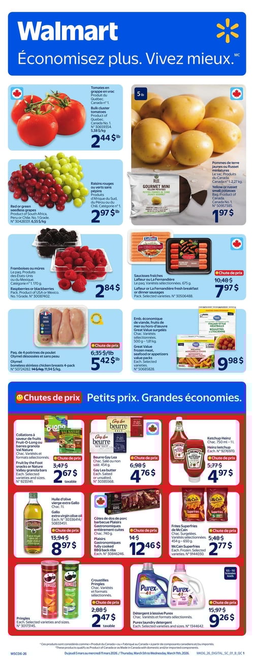 Circulaire Walmart - Page 1
