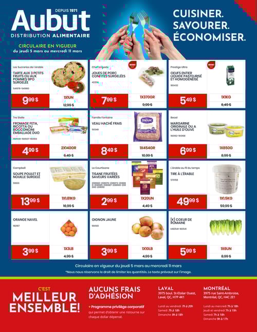 Circulaire Aubut - Page 1