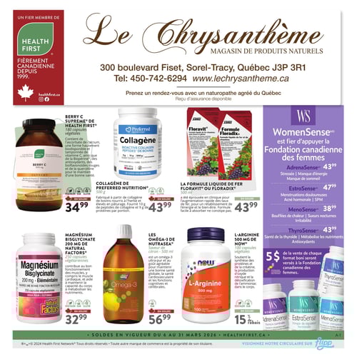 Circulaire Le Chrysanthème - Page 1